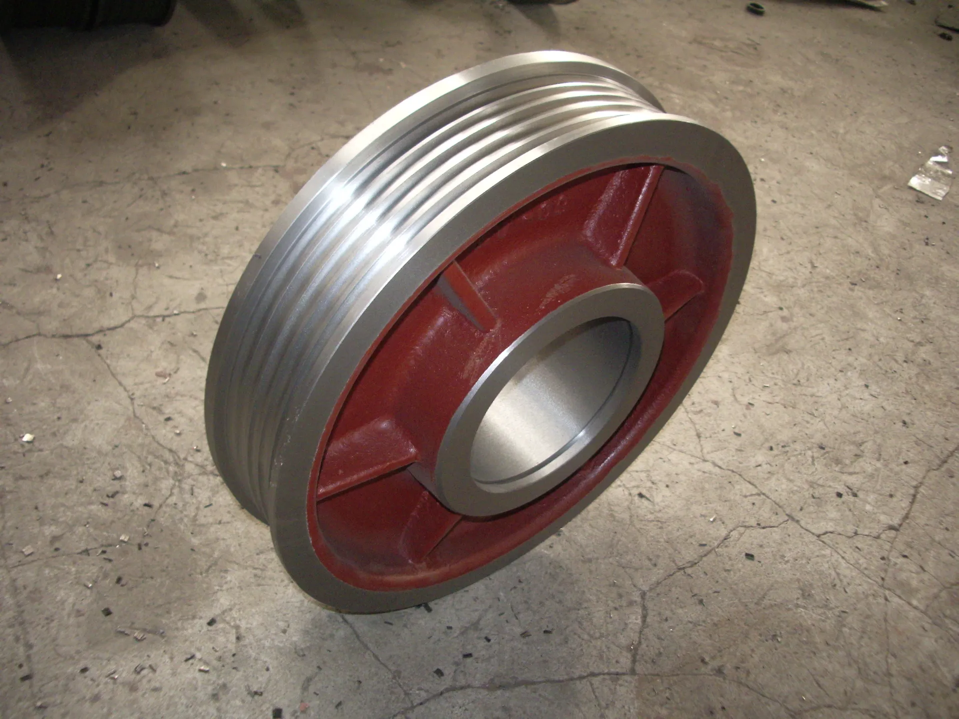 white metal casting