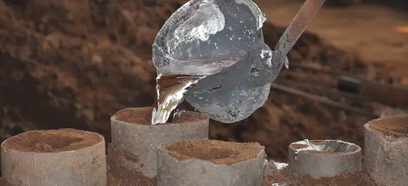 shot blasting aluminum castings